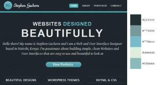 Beautiful and Inspiring Color Combinations in Web Design - Stephen Gacheru